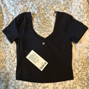 NWT Lululemon Black Align Tee- 8